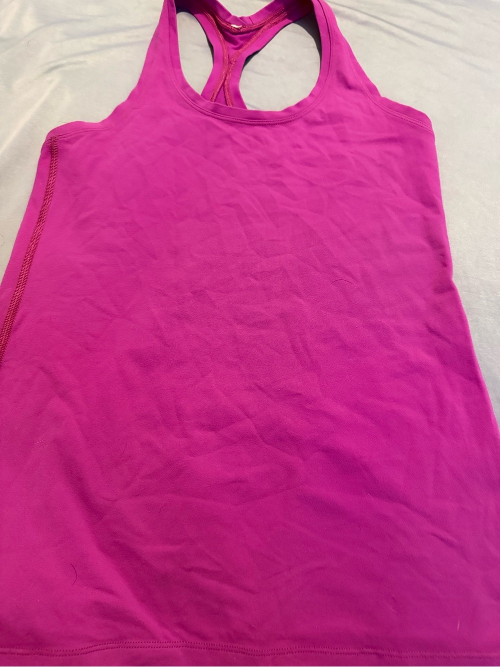 lululemon athletica Bright Fuchsia Racerback Tank Top